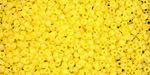 TOHO Transparent Rainbow Frosted Lemon Round 11/0 Seed Bead