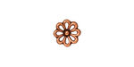 TierraCast Antique Copper (plated) Open Daisy Link 10mm