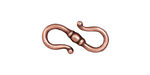 TierraCast Antique Copper (plated) Classic S-Hook 23x12mm