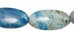 Brazil Blue Agate Flat Oval 30x15mm