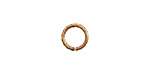 Nunn Design Antique Gold (plated) Textured Jump Ring 9mm, 16 gauge