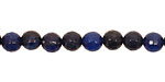 Cobalt Agate Faceted Round 6mm