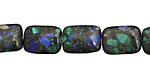 Azurite Malachite Thin Pillow 14x10mm