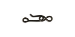 Vintaj Arte Metal Tiny Hook & Eye Clasp Set 21x6mm
