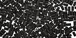 TOHO Opaque Frosted Jet Bugle #1 Seed Bead