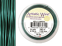 Artistic Wire Kelly Green 18 gauge, 10 yards