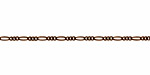 Vintaj Natural Brass Fine Figaro Chain