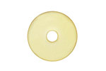 Lemon Recycled Glass Donut 25mm