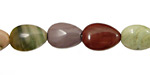 Imperial Jasper Flat Teardrop 15x10mm