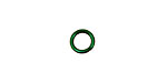Green Anodized Aluminum Jump Ring 7mm, 18 gauge (5mm inside diameter)
