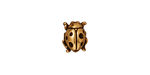 TierraCast Antique Gold (plated) Lady Bug 10x8mm