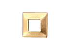 Brass Square Ring Blank 17mm