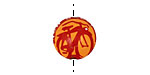 Trinket Foundry Red Bicycle Bottle Cap Puff Coin 15mm