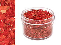 Carnelian Vintage Glass Glitter (Shards) 1 oz.