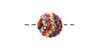 Fiesta Pave (w/ Preciosa Crystals) Round 12mm