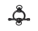TierraCast Gunmetal Watch Toggle Clasp 16x22mm, 28mm bar
