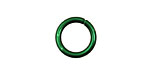 Green Anodized Aluminum Jump Ring 14mm, 14 gauge (9.6mm inside diameter)