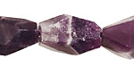 Dogtooth Amethyst Faceted Nugget 18-26x11-15mm
