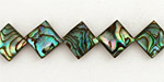 Abalone Diamond 13-14mm