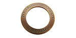Vintaj Natural Brass "Dream" Affirmation Ring 23mm