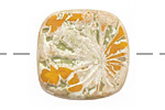 Humble Beads Polymer Clay Dandelion Wine 28-29mm