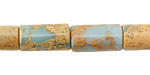 Impression Jasper Barrel 16x8mm