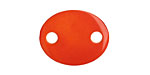 Tagua Nut Orange Oval Link 24x19mm