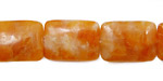 Orange Calcite Thin Pillow 18x13mm