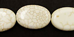 Magnesite Flat Oval 25x18mm