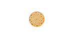 Lillypilly Orange Lace Anodized Aluminum Disc 11mm, 24 gauge