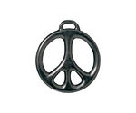 TierraCast Gunmetal Peace Pendant 24x27mm