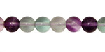 Rainbow Fluorite (A) Round 8mm
