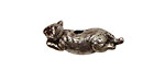 Green Girl Pewter Jumping Cat 27x9mm
