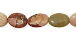 Imperial Jasper Flat Oval 14x10mm