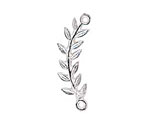 Nunn Design Sterling Silver (plated) Right Leaf Connector 33x8mm