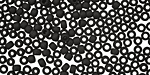 TOHO Opaque Frosted Jet Round 8/0 Seed Bead
