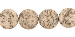 Sesame Jasper Puff Coin 14mm