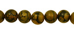 Olive Fire Agate Round 10mm