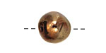 XAZ Raku Gold Luster Jumbo Round 13-14mm