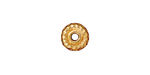 TierraCast Gold (plated) Large Hole Hammered Heishi 2x9mm