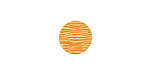 Lillypilly Orange Zebra Anodized Aluminum Disc 11mm, 24 gauge