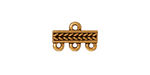 TierraCast Antique Gold (plated) Braided 3-1 Link 10x15mm