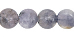 Iolite Puff Coin 14mm