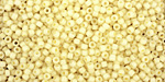 TOHO Ceylon Frosted Banana Cream Round 11/0 Seed Bead