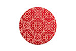 Lillypilly Red Baroque Anodized Aluminum Disc 25mm, 24 gauge