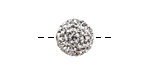 Crystal Pave (w/ Preciosa Crystals) Round 12mm