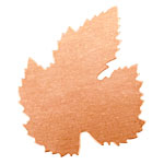 Copper Grape Leaf Blank 41x52mm