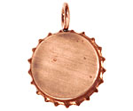 Copper Bottle Cap Bezel 30mm