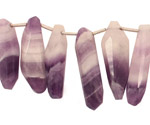 Dogtooth Amethyst Faceted Freeform Drop 8-11x16-30mm
