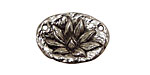 Green Girl Pewter Lotus Blossom Link 28x19mm